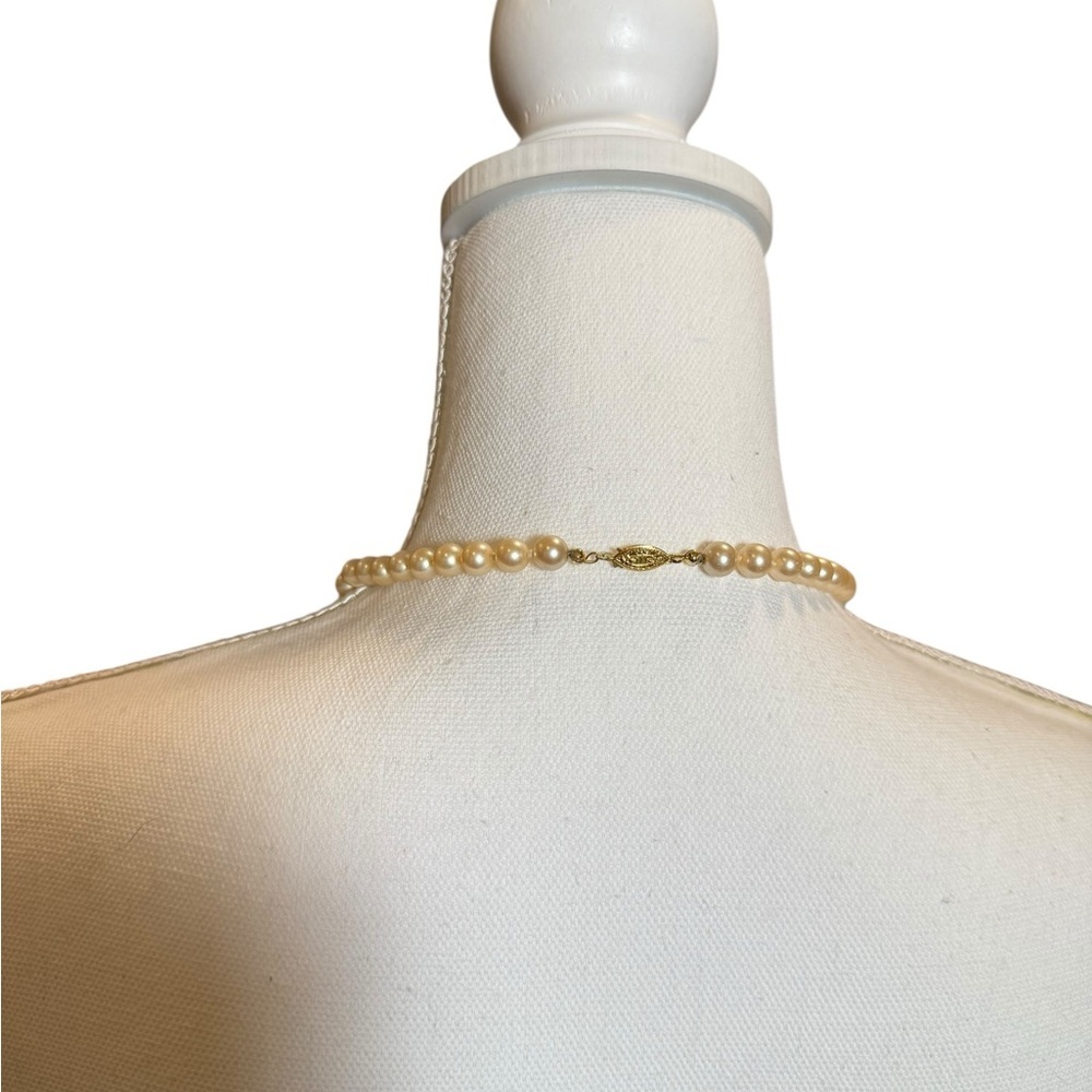 Vintage Faux Pearl Necklace 26 Inch - Picture 2 of 6